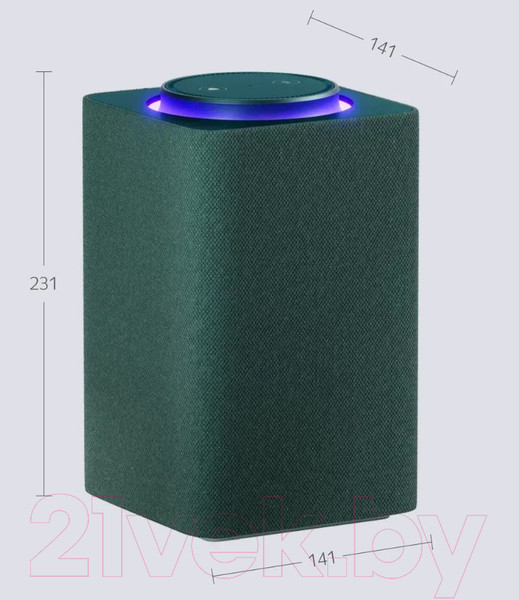 Изображение товара Умная колонка Яндекс Станция Макс с Zigbee YNDX-00053Z (зеленый)