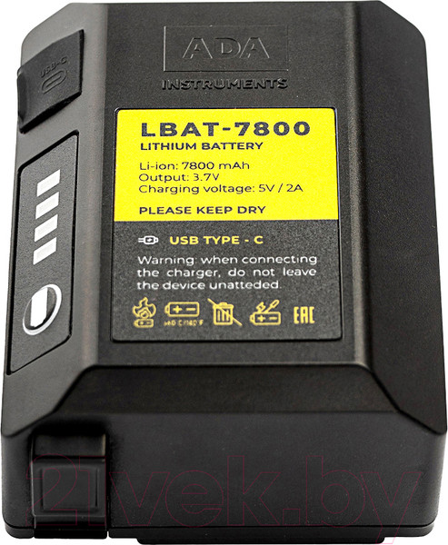 Изображение товара Аккумулятор для электроинструмента ADA Instruments LBAT-7800 / А00700