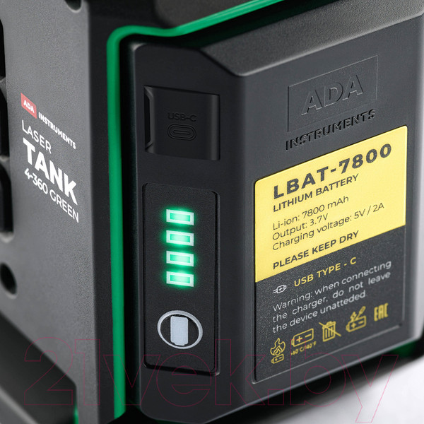 Изображение товара Аккумулятор для электроинструмента ADA Instruments LBAT-7800 / А00700