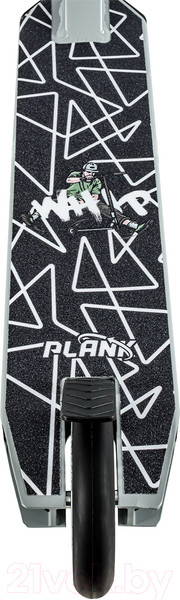 Изображение товара Самокат трюковый Plank Whip P21-WHIP-110BKGY (черный/серый)