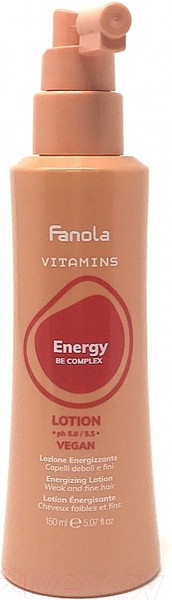 Изображение товара Лосьон для волос Fanola Vitamins Energy Для ослабленных и тонких волос (150мл)