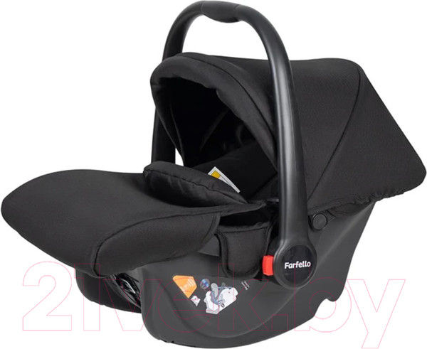 Изображение товара Детская универсальная коляска Farfello Baby Shell 2023 3 в 1 / BBS-001 (черный)
