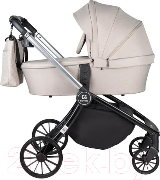 Изображение товара Детская универсальная коляска Farfello Baby Shell 2023 3 в 1 / BBS-003 (кофейный)