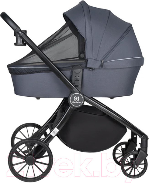 Изображение товара Детская универсальная коляска Farfello Baby Shell 2023 3 в 1 / BBS-004 (серый)