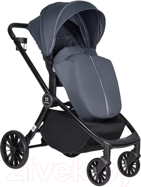 Изображение товара Детская универсальная коляска Farfello Baby Shell 2023 3 в 1 / BBS-004 (серый)