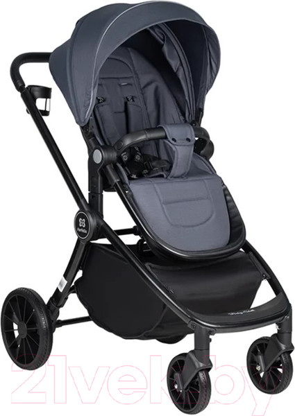 Изображение товара Детская универсальная коляска Farfello Baby Shell 2023 3 в 1 / BBS-004 (серый)