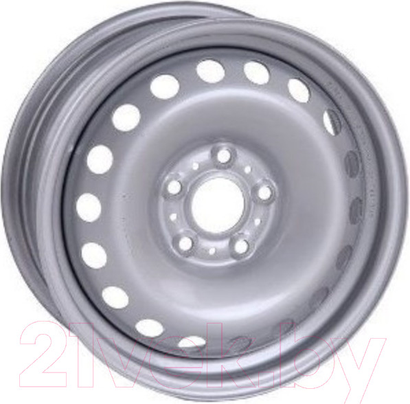 Изображение товара Штампованный диск Magnetto 15002S 15x6" 4x100мм DIA 60.1мм ET 40мм Silver