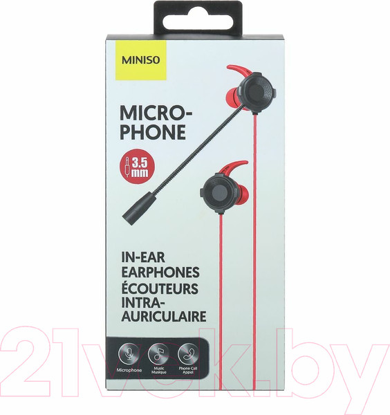 Изображение товара Наушники-гарнитура Miniso HF270 / 8026