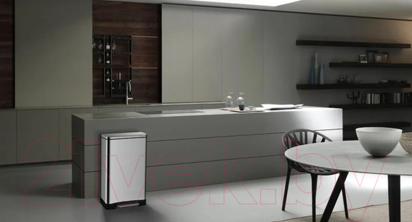 Изображение товара Мусорное ведро WeltWasser Lassy MT 30L (матовая сталь)