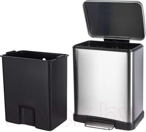 Изображение товара Мусорное ведро WeltWasser Lassy MT 30L (матовая сталь)