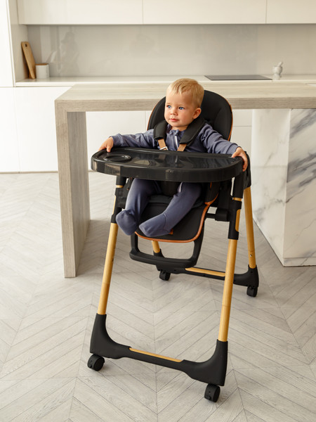 Изображение товара Стульчик для кормления Amarobaby Elegant / AB23-23EL/09 (черный)