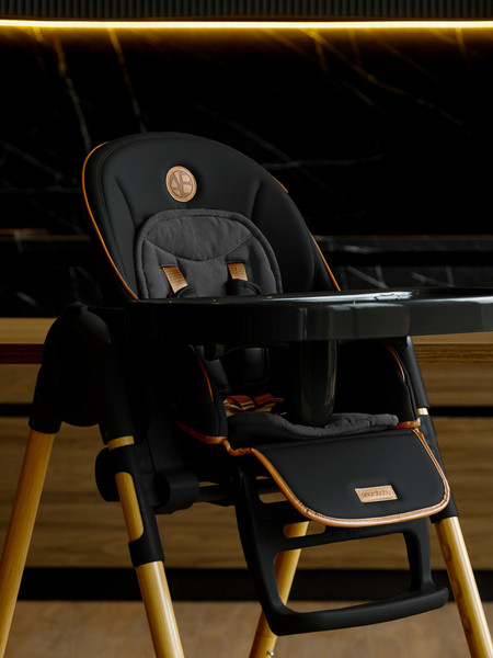 Изображение товара Стульчик для кормления Amarobaby Elegant / AB23-23EL/09 (черный)