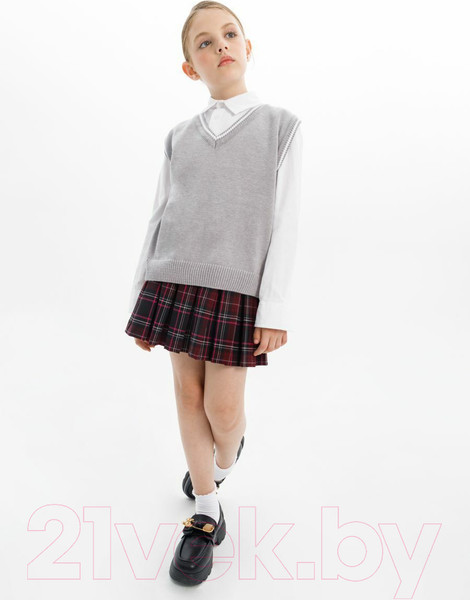 Изображение товара Жилет детский Amarobaby Pure Love School New / AB-OD23-PLSN1001/11-134 (серый, р.134-140)