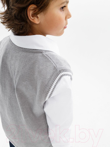 Изображение товара Жилет детский Amarobaby Pure Love School New / AB-OD23-PLSN1001/11-134 (серый, р.134-140)