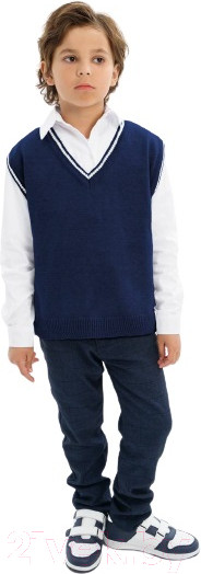 Изображение товара Жилет детский Amarobaby Pure Love School New / AB-OD23-PLSN1001/20-122 (синий, р.122-128)