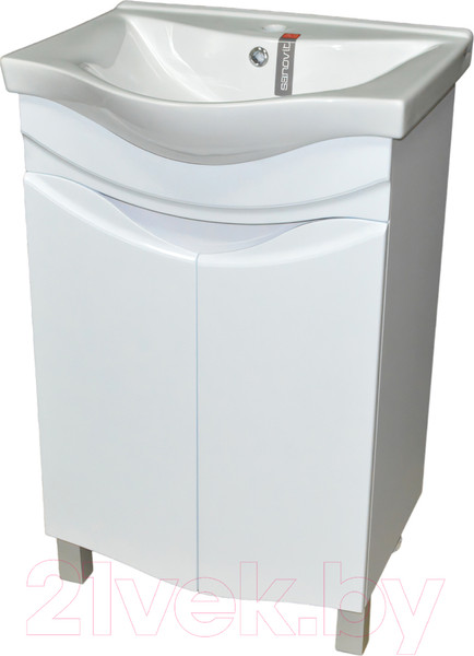 Изображение товара Тумба с умывальником Гамма 23оФ8-У55 Альбатрос-10055