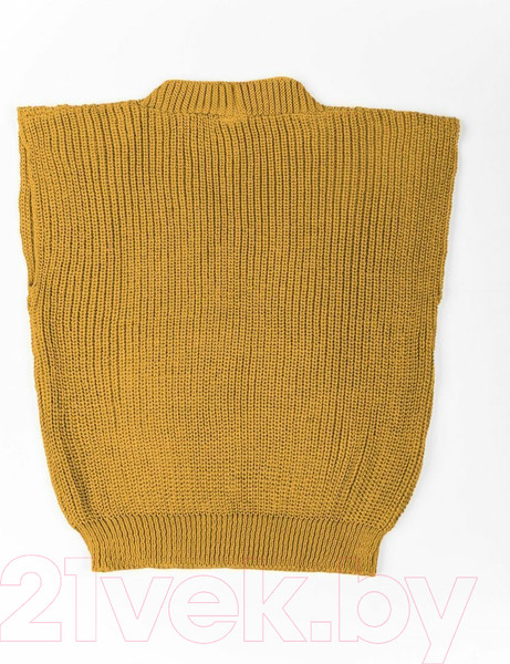 Изображение товара Жилет детский Amarobaby Knit / AB-OD21-KNIT10S/04-122 (желтый, р.122)