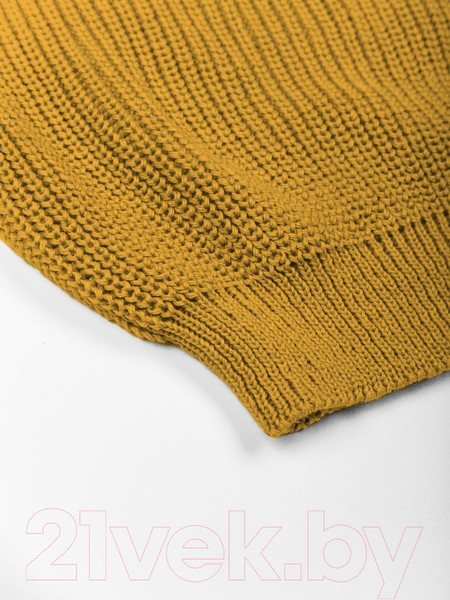 Изображение товара Жилет детский Amarobaby Knit / AB-OD21-KNIT10S/04-134 (желтый, р.134)