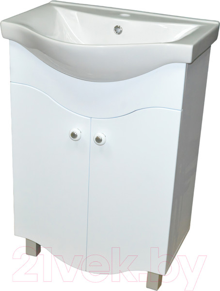 Изображение товара Тумба с умывальником Гамма Люкс 13-56 У60 Альбатрос-10060