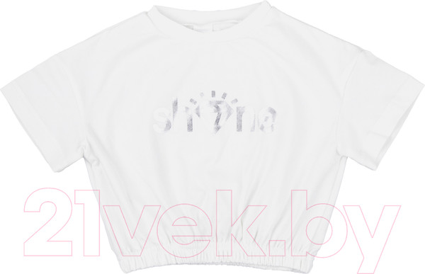 Изображение товара Топ детский Amarobaby Shine / AB-OD23-SH2701/33-140 (молочный, р.140)