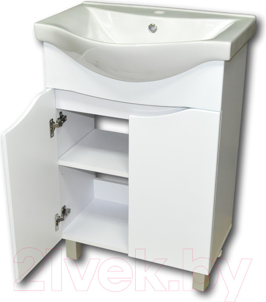 Изображение товара Тумба с умывальником Гамма Люкс 13-56/3 У60 Альбатрос-10060