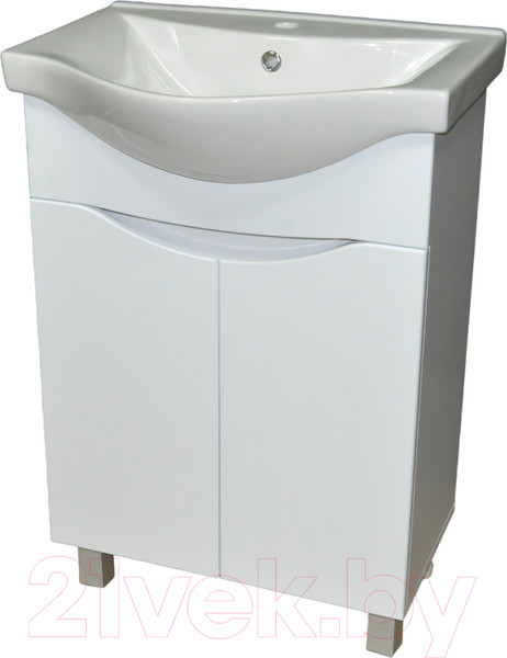 Изображение товара Тумба с умывальником Гамма Люкс 13-56/3 У60 Альбатрос-10060
