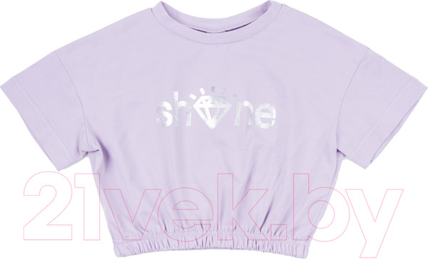 Изображение товара Топ детский Amarobaby Shine / AB-OD23-SH2701/17-152 (сиреневый, р.152)