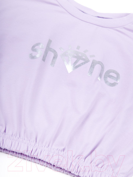 Изображение товара Топ детский Amarobaby Shine / AB-OD23-SH2701/17-152 (сиреневый, р.152)