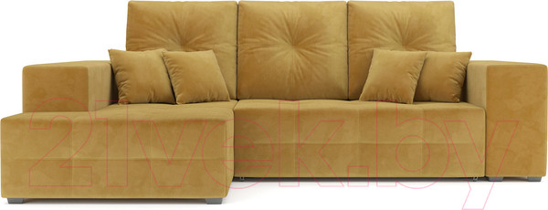 Изображение товара Диван угловой Mebel-Ars Монреаль левый (Cabrio 27 желтый)