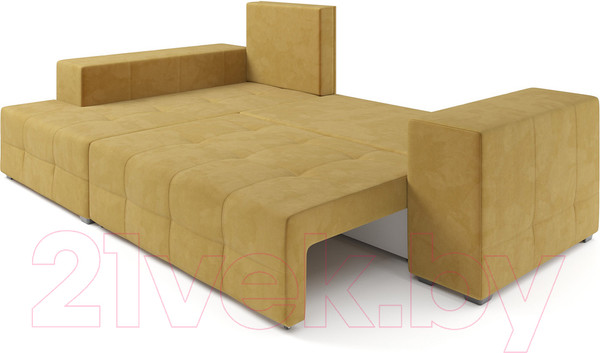 Изображение товара Диван угловой Mebel-Ars Монреаль левый (Cabrio 27 желтый)