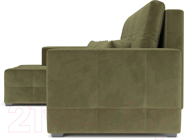 Изображение товара Диван угловой Mebel-Ars Монреаль левый (Cabrio 29 зеленый)