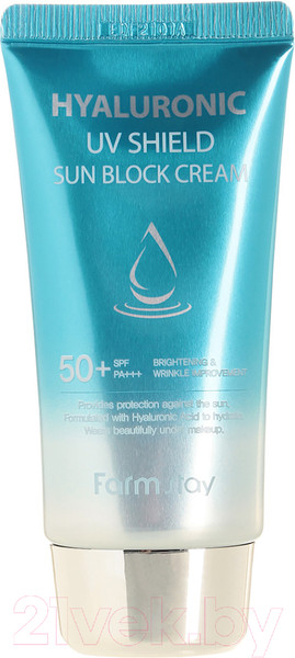 Изображение товара Крем солнцезащитный FarmStay Hyaluronic Uv Shield Sun Block Cream SPF 50/PA+++ (70г)