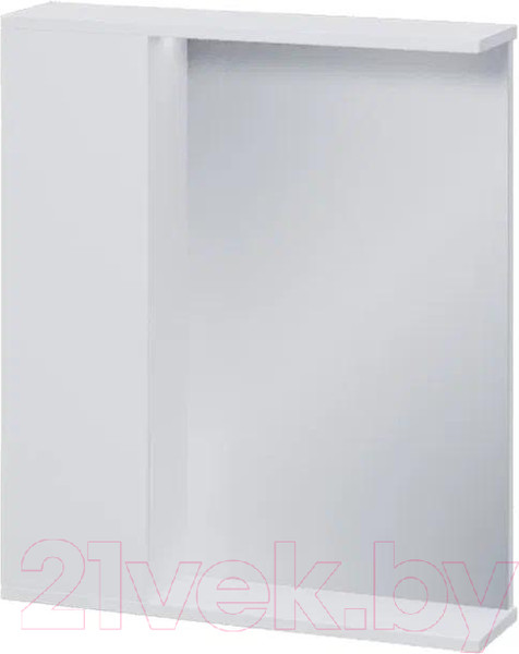 Изображение товара Шкаф с зеркалом для ванной Volna Lake 60 L (белый)