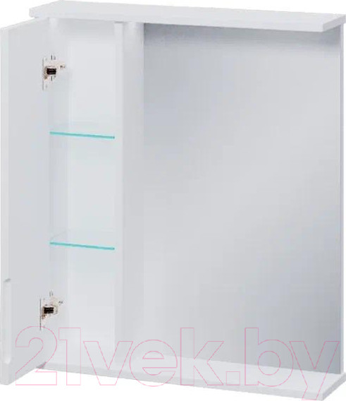 Изображение товара Шкаф с зеркалом для ванной Volna Lake 70 L (белый)