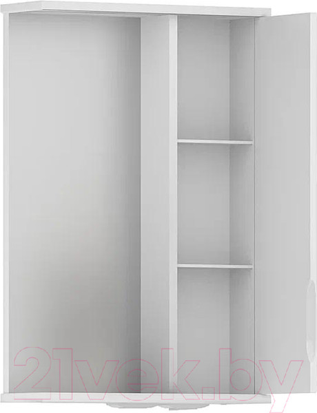 Изображение товара Шкаф с зеркалом для ванной Volna Adel 50 R (белый)