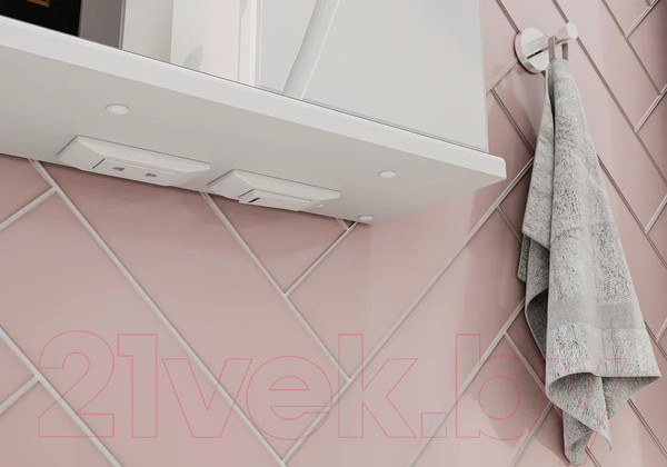 Изображение товара Шкаф с зеркалом для ванной Volna Adel 80 R (белый)