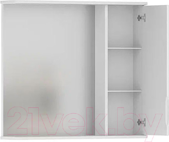 Изображение товара Шкаф с зеркалом для ванной Volna Adel 80 R (белый)