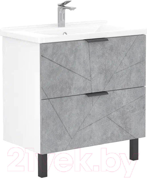 Изображение товара Тумба под умывальник Volna Twing 60.2Y (бетон)