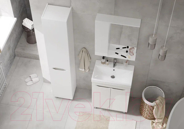 Изображение товара Тумба с умывальником Volna Lake 50.2D Тигода 50 (напольная)