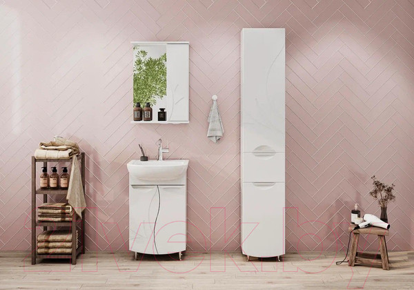 Изображение товара Тумба с умывальником Volna Adel 50.2D Ладога (напольная)