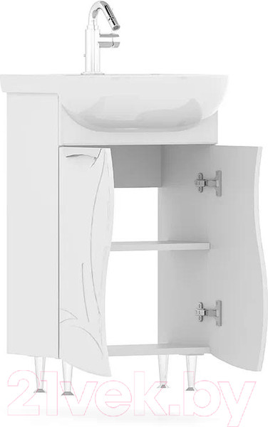 Изображение товара Тумба с умывальником Volna Adel 50.2D Ладога (напольная)