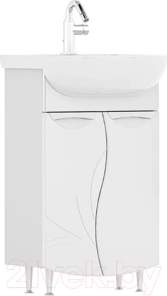 Изображение товара Тумба с умывальником Volna Adel 50.2D Ладога (напольная)