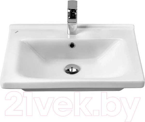 Изображение товара Тумба с умывальником Volna Twing 60.2Y бетон Миранда 60 (напольная)