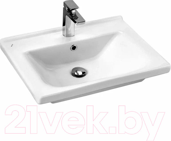 Изображение товара Тумба с умывальником Volna Twing 60.2Y бетон Миранда 60 (напольная)