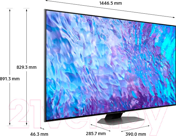 Изображение товара Телевизор Samsung 65" Q80C QE65Q80CAUXRU
