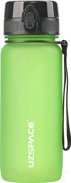 Изображение товара Бутылка для воды UZSpace Vitality Green / 3037 (650мл, салатовый)