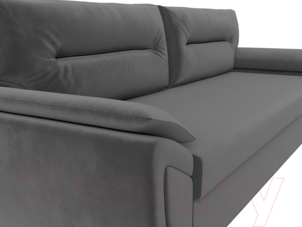 Изображение товара Диван Лига Диванов Нэстор Лайт (велюр серый)