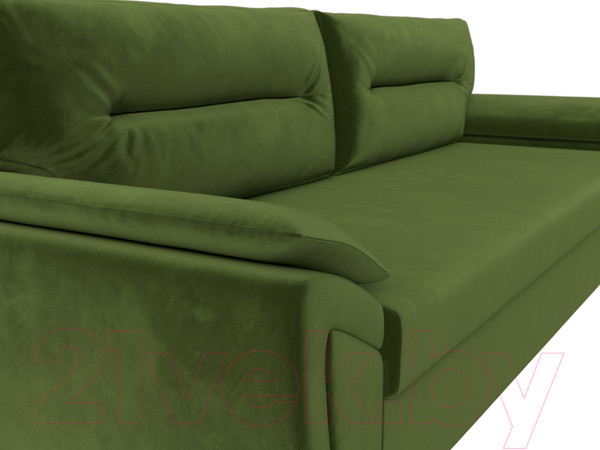 Изображение товара Диван Лига Диванов Нэстор Лайт (микровельвет зеленый)