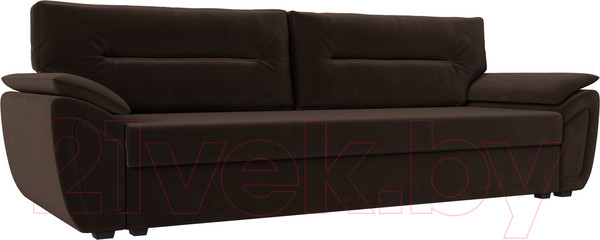 Изображение товара Диван Лига Диванов Нэстор Лайт (микровельвет коричневый)
