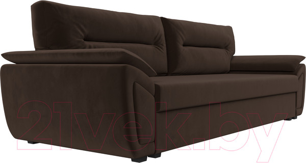 Изображение товара Диван Лига Диванов Нэстор Лайт (микровельвет коричневый)